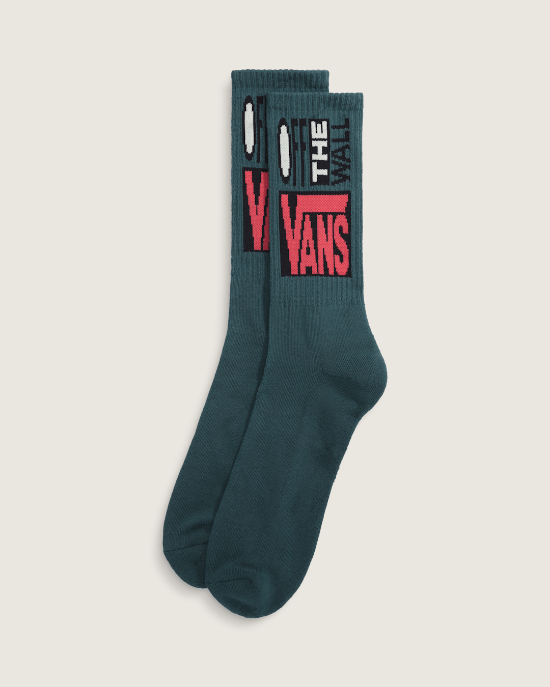 Vans Hardin Crew Socks in Mossy Olive Green