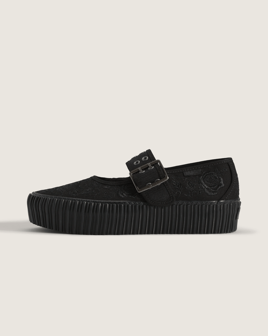 Vans Mary Jane Creeper Shoe in Spooky Black