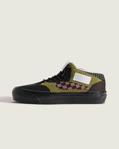 Vans Premium Half Cab Shoe in Black / Aged Green