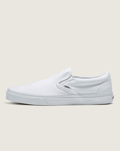 Vans Classic Slip-On Wide Canvas True White Classics Shoe