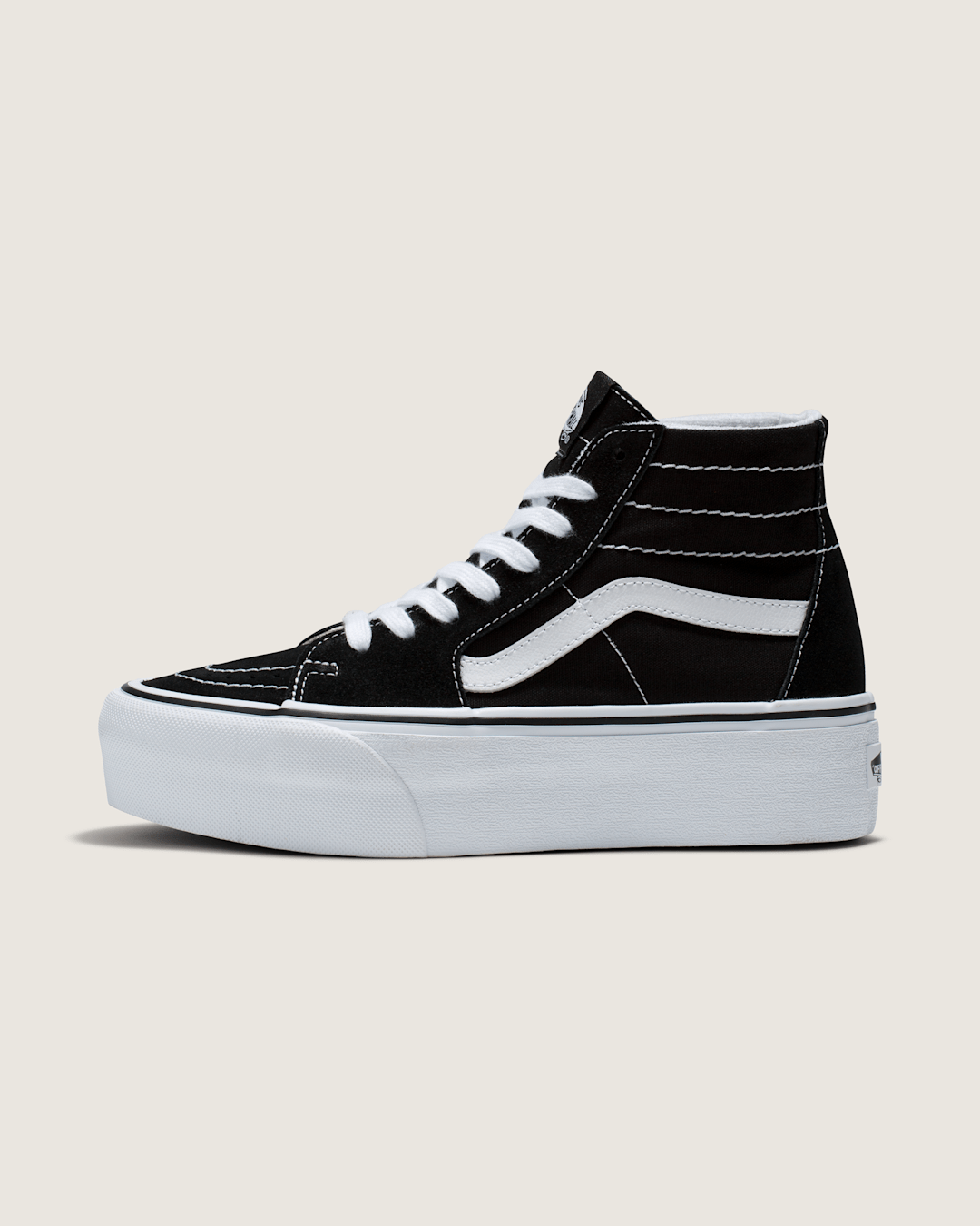 Vans Sk8-Hi Tapered Stackform Black/True White Shoe