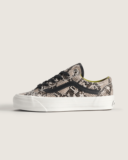 Vans Premium Old Skool 36 Shoe in Python Silver Grey