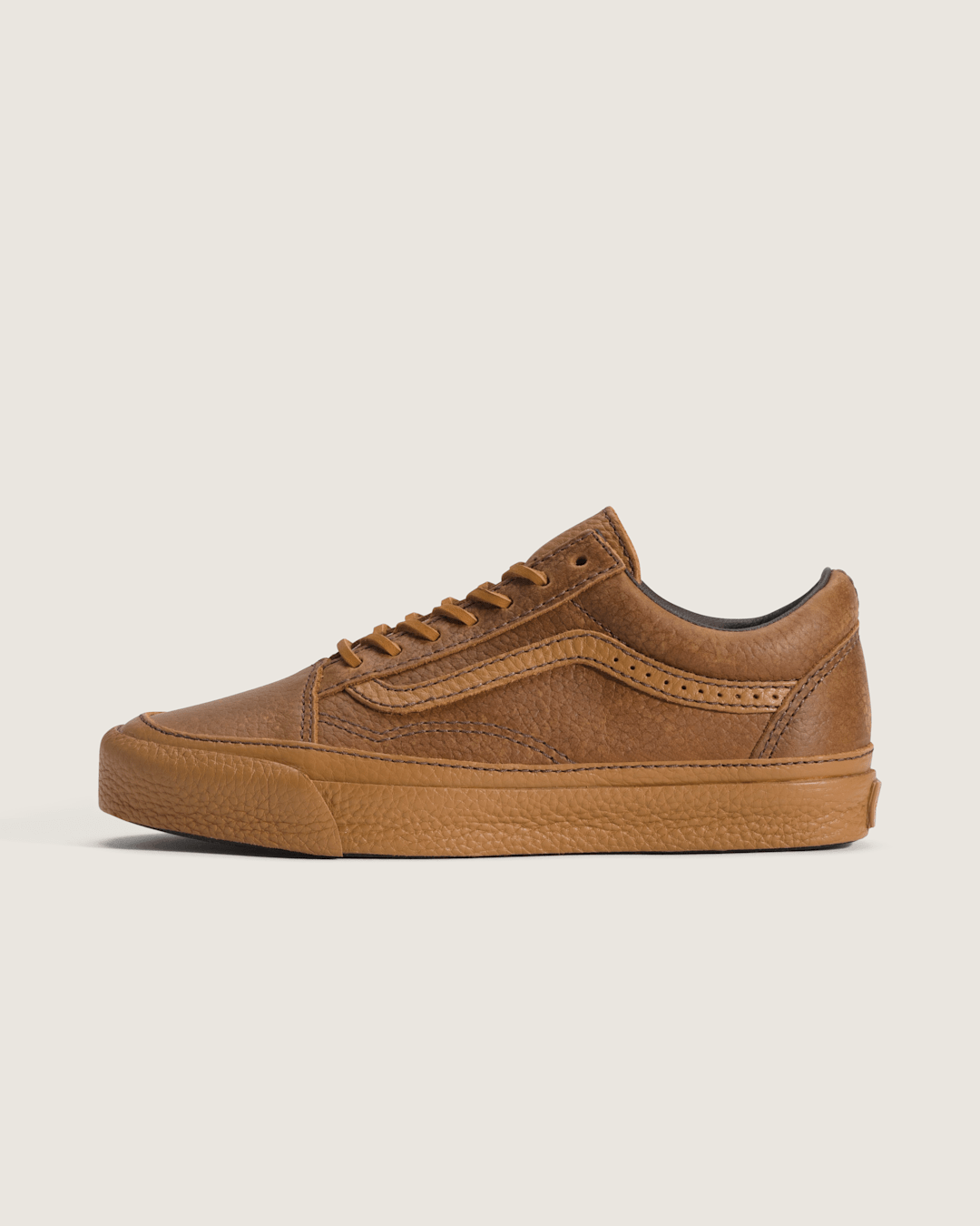 Vans Premium Old Skool Shoe in Chipmunk Brown