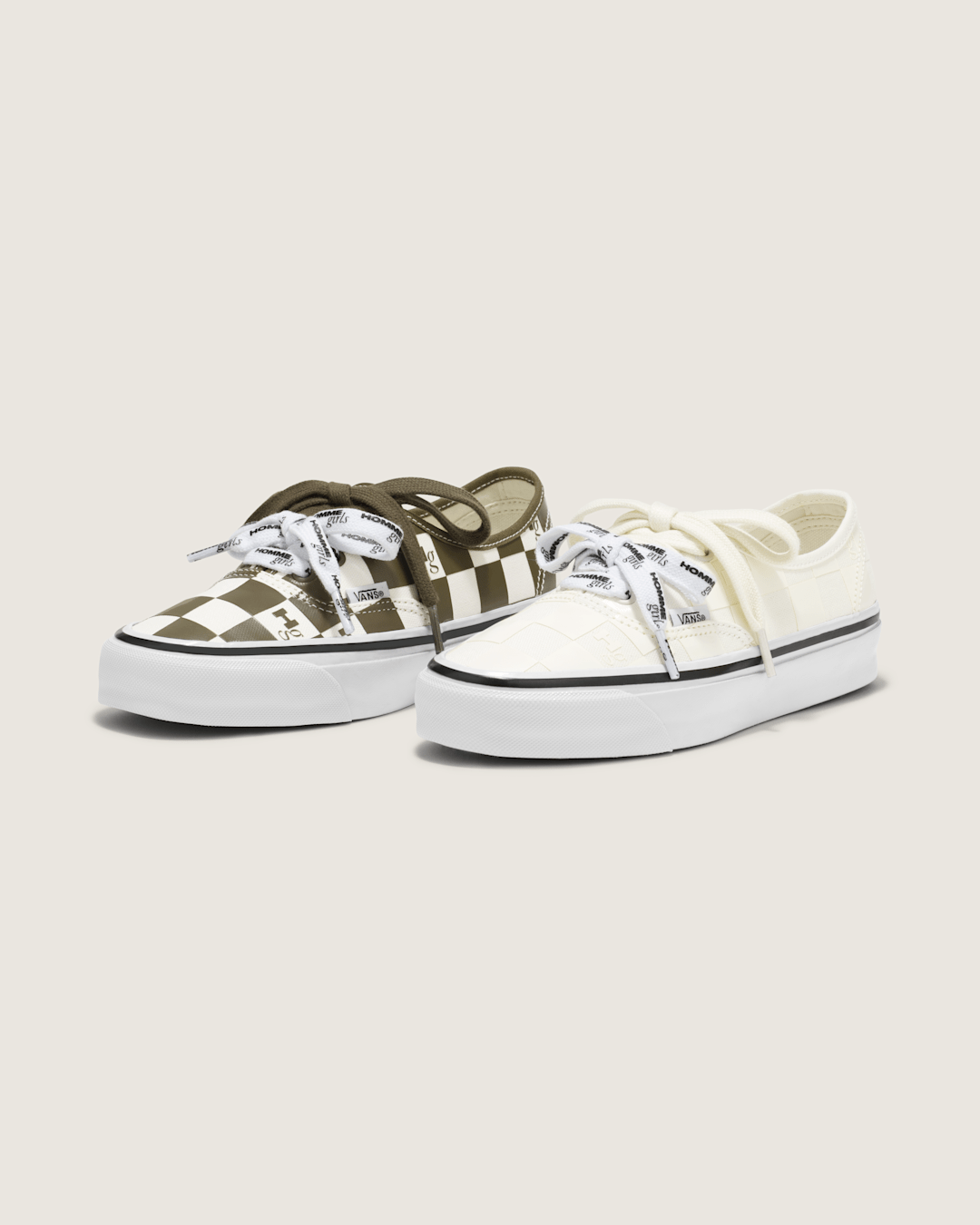 Vans OTW by Vans X HommeGirls Authentic 44 in Checkerboard Military Green