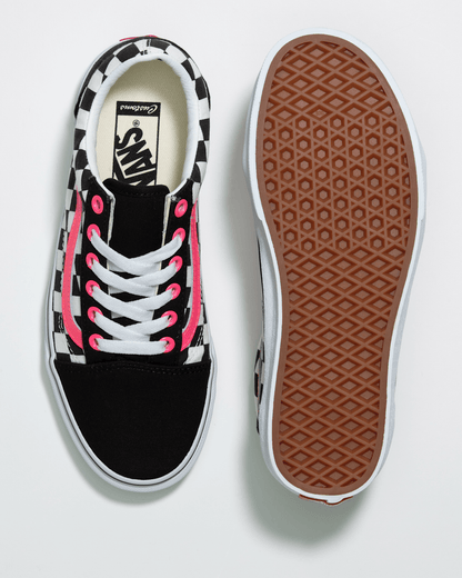 Vans Customs Old Skool Checkerboard Shoe in Customs