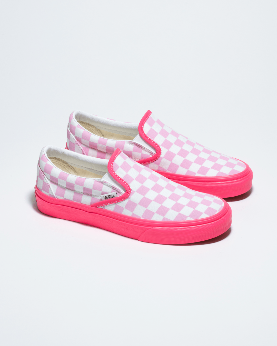 Vans Customs Classic Slip-On Checkerboard Shoe in Customs