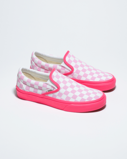 Vans Customs Classic Slip-On Checkerboard Shoe in Customs