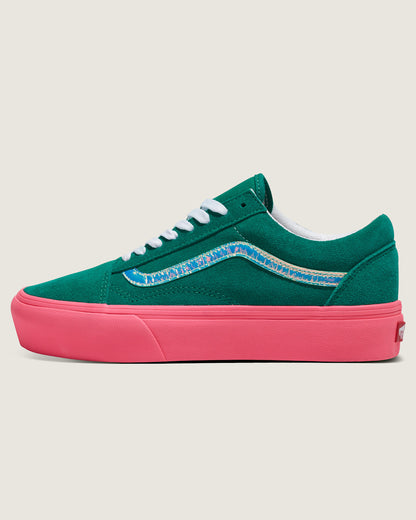 Vans Customs Old Skool Platform Suede Shoe in Customs
