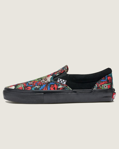 Vans Customs Skate Slip-On Halloween Shoe in Customs
