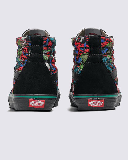 Vans Customs Sk8-Hi Wide Halloween Shoe in Customs