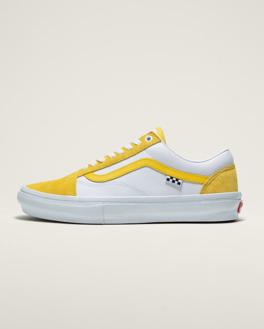 Vans Customs Skate Old Skool Leather Shoe in Customs