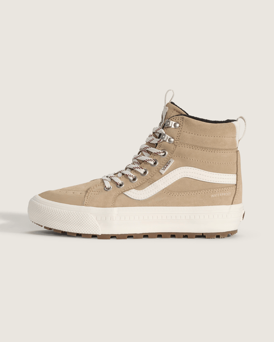 Vans Sk8-Hi Waterproof Insulated Shoe in Brown / White