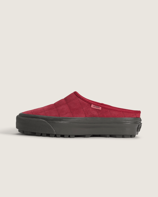 Vans Premium Style 17 Mule in Bordeaux Red
