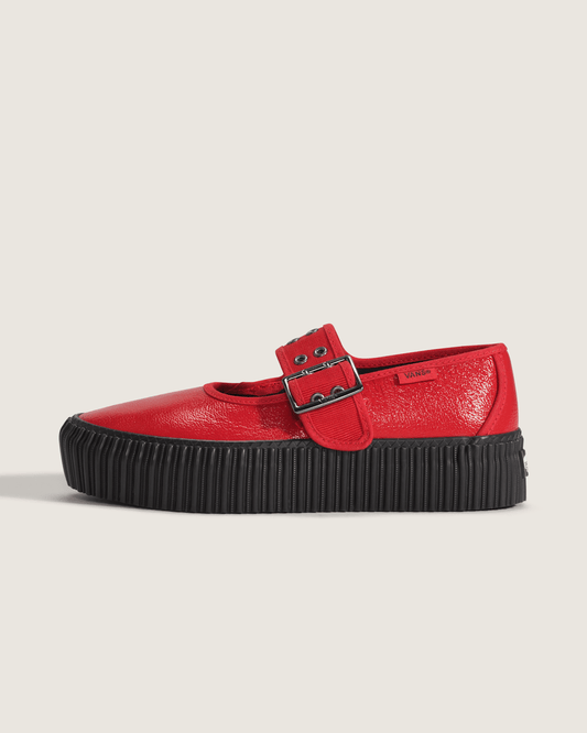 Vans Mary Jane Creeper Shoe in Racing Red