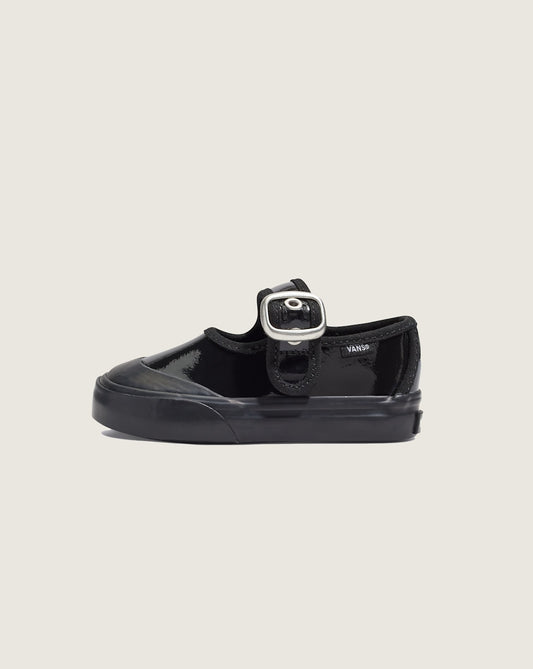 Vans Toddler Mary Jane Shoe in Gothic Shine Black