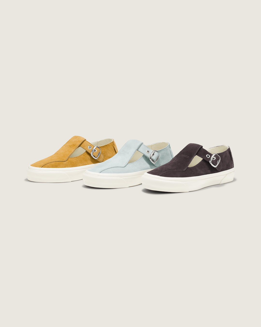 Vans Premium Mary Jane Suede Shoe in Spa Blue