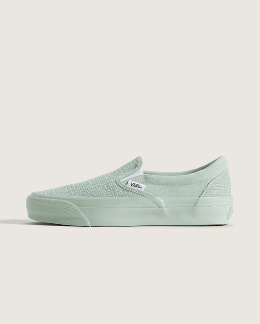 Vans Premium Classic Slip-On Shoe in Olive Grey