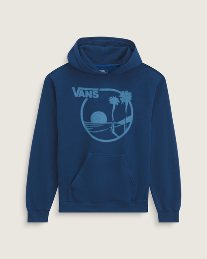 Vans Waffle Shop Sun Vans Style Pullover Hoodie in Navy Blue