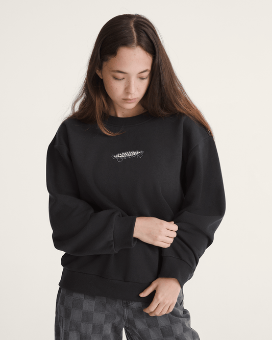Vans Salton Pearls Crew Sweatshirt in Black