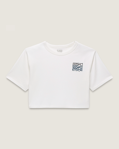 Vans Wildthorn Reflective T-Shirt in Cream White