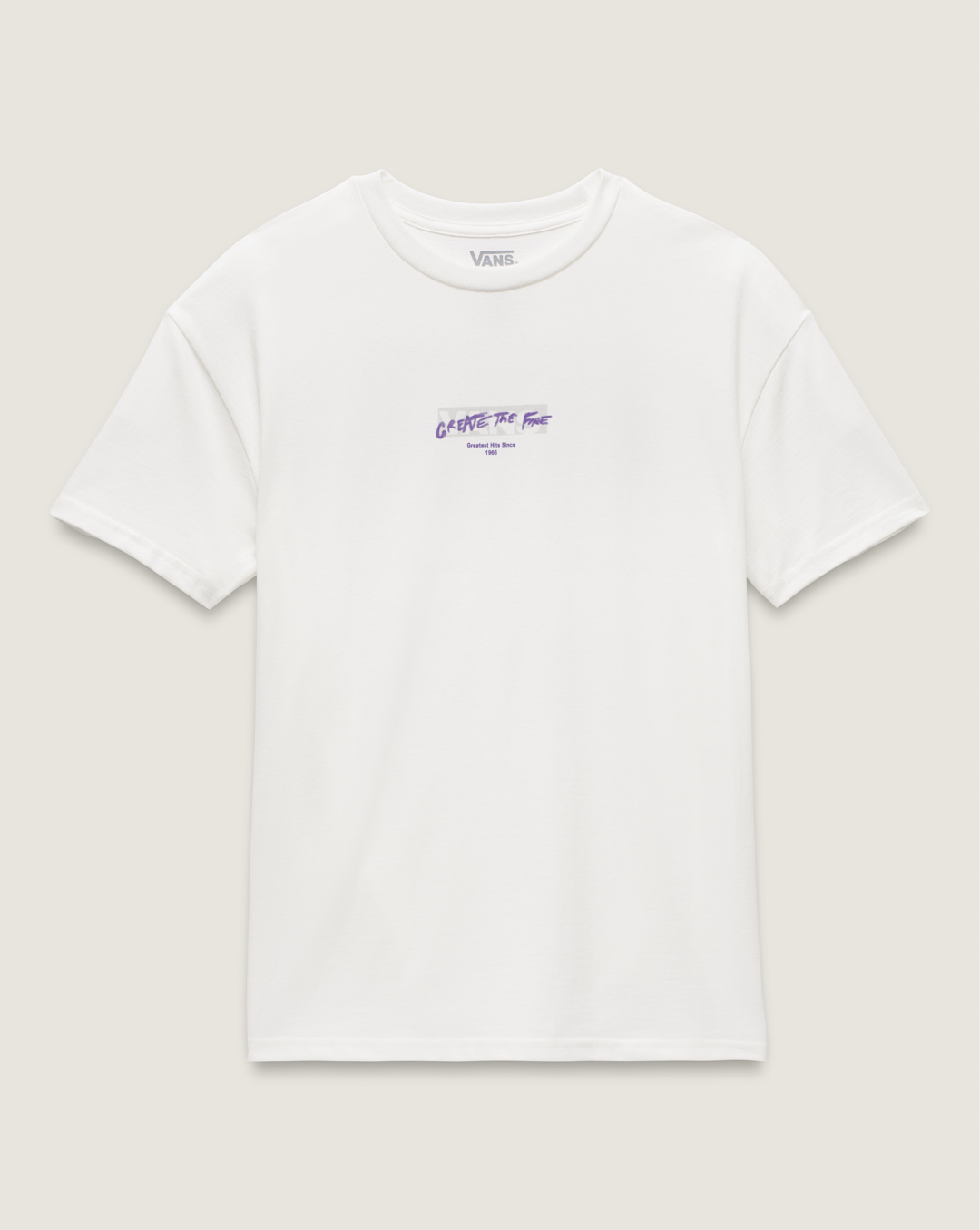 Vans Firemade T-Shirt in White / Purple