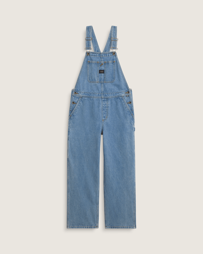 Vans Chore Denim Overall in Stonewash Blue