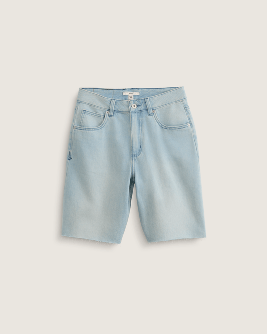 Vans Sirelle Cut-Off 9'' Jorts in Light Stonewash Blue
