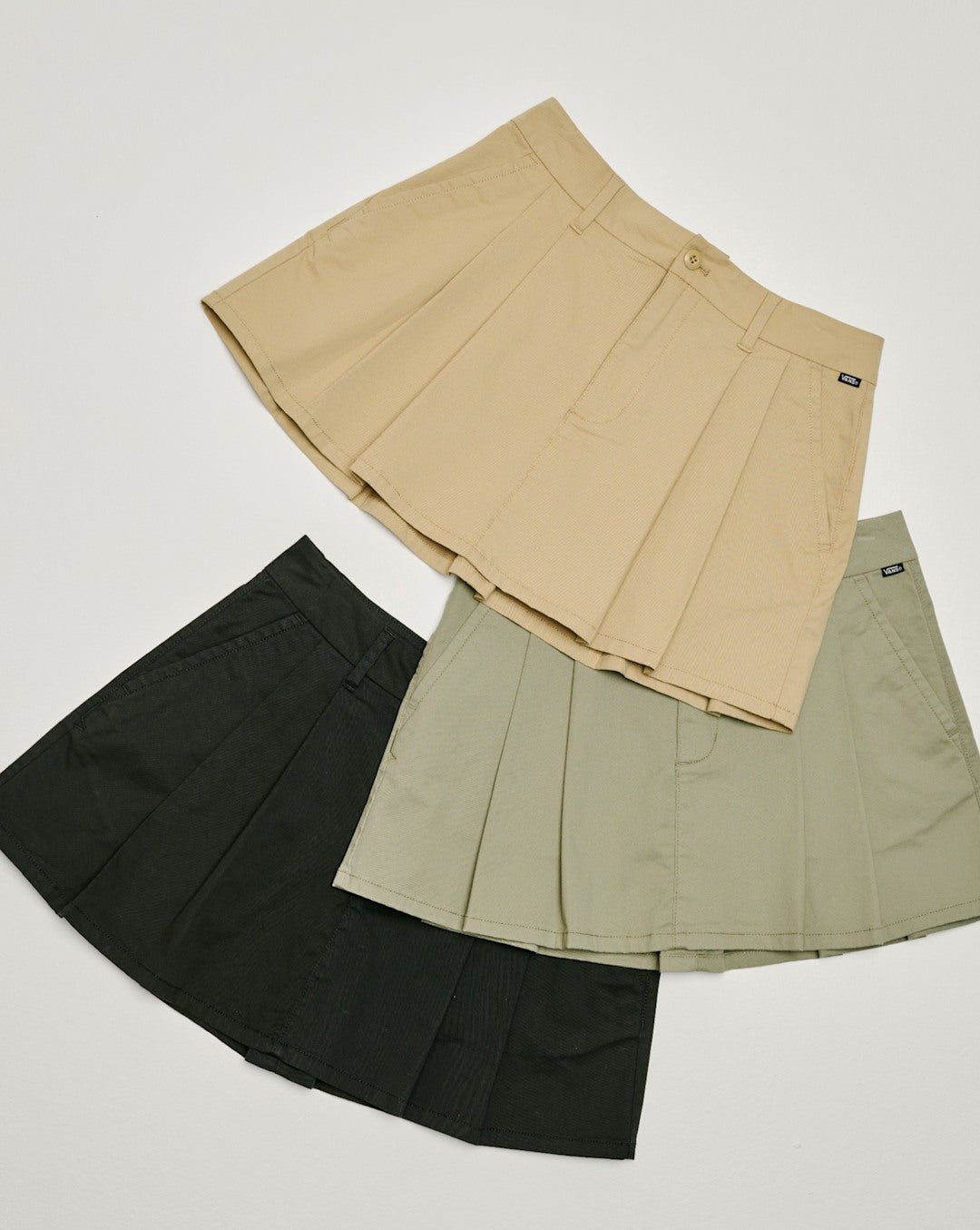 Vans Authentic Chino Mini Skirt in Soft Sage Green