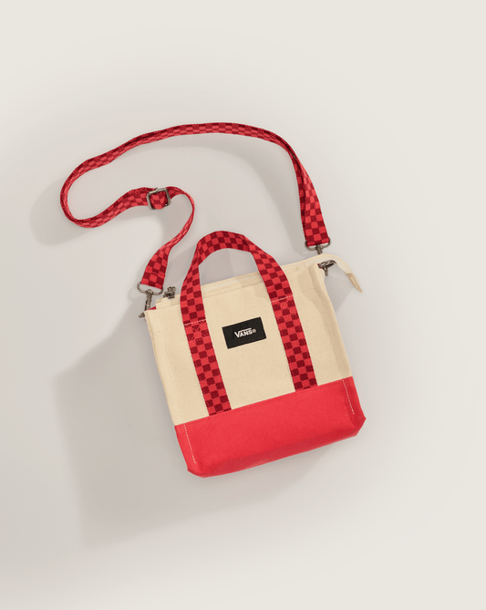 Vans Lil Pergs Tote Bag in Crimson Haze Red
