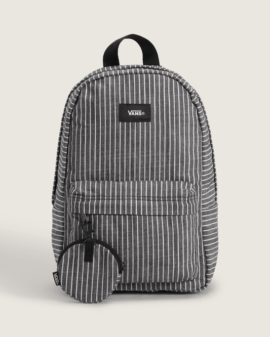 Vans Old Skool Mini Backpack in White / Black