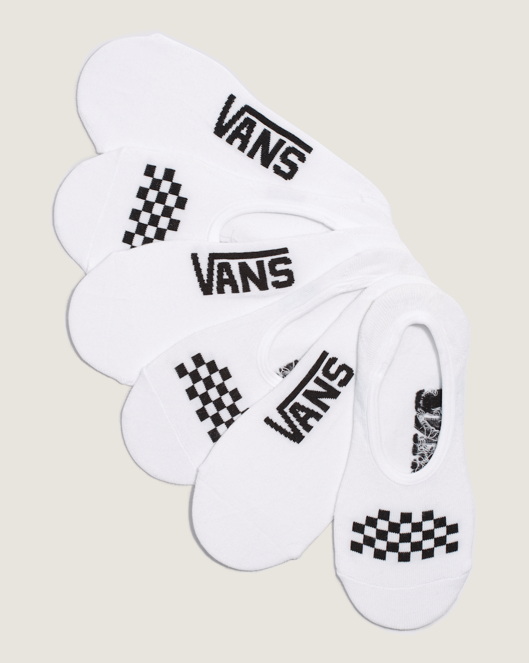 Vans Classic Canoodle Socks 3-Pack in White / Black