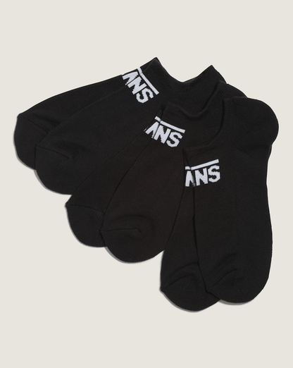 Vans Kids Classic Kick Socks 3-Pack in Black