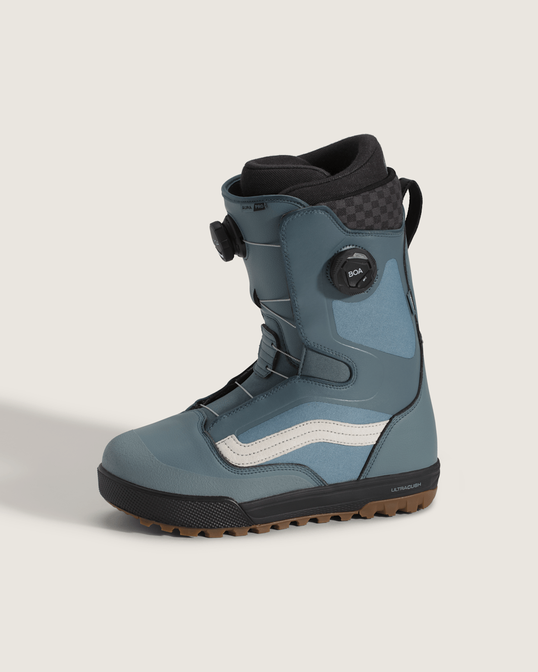 Vans Aura Pro Snowboard Boot in Stormy Weather Blue