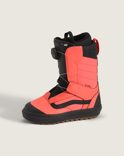 Vans Little Kids Juvie OG Snowboard Boot in Orange / Black