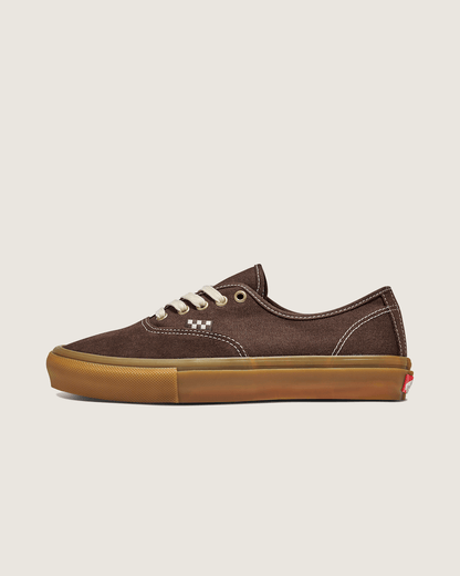 Vans Skate Authentic Shoe in Gum Brown