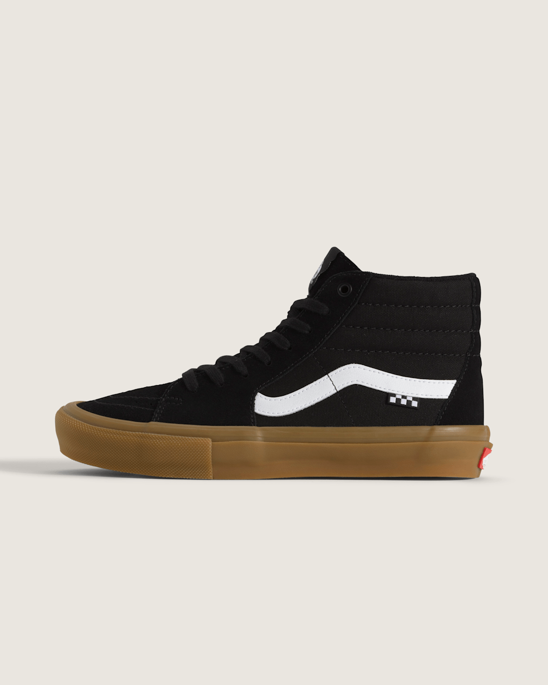 Vans Skate Sk8-Hi Black/Gum Skate Shoe