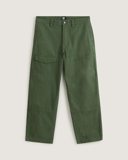 Vans Skate Loose Cargo Pants by Atiba Jefferson in Atiba Pine Forest Green