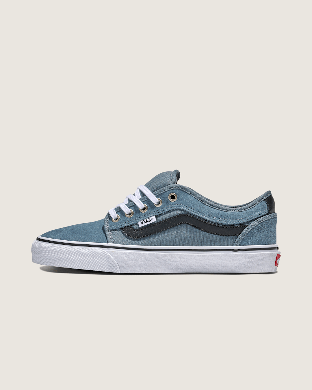 Vans Skate Chukka Low Sidestripe Shoe in Slate Blue / Navy