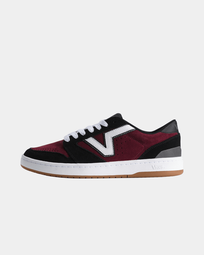 Vans Lowland 2.0 Shoe in Black / Port Red