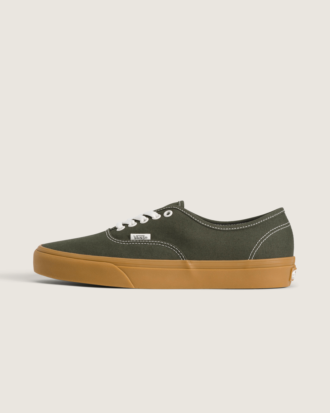 Vans Authentic Shoe in Gum Obsidian Fern Green