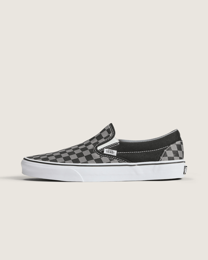 Vans Classic Checkerboard Slip-On Black/Pewter Shoe