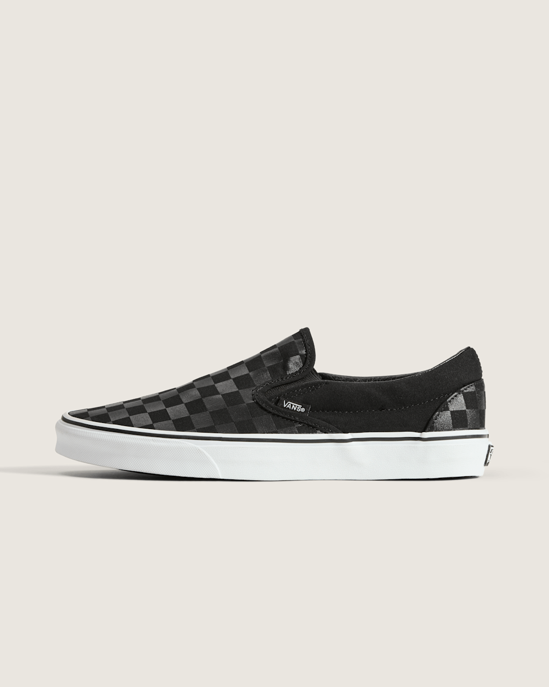 Vans Classic Checkerboard Slip-On Black/Black Shoe