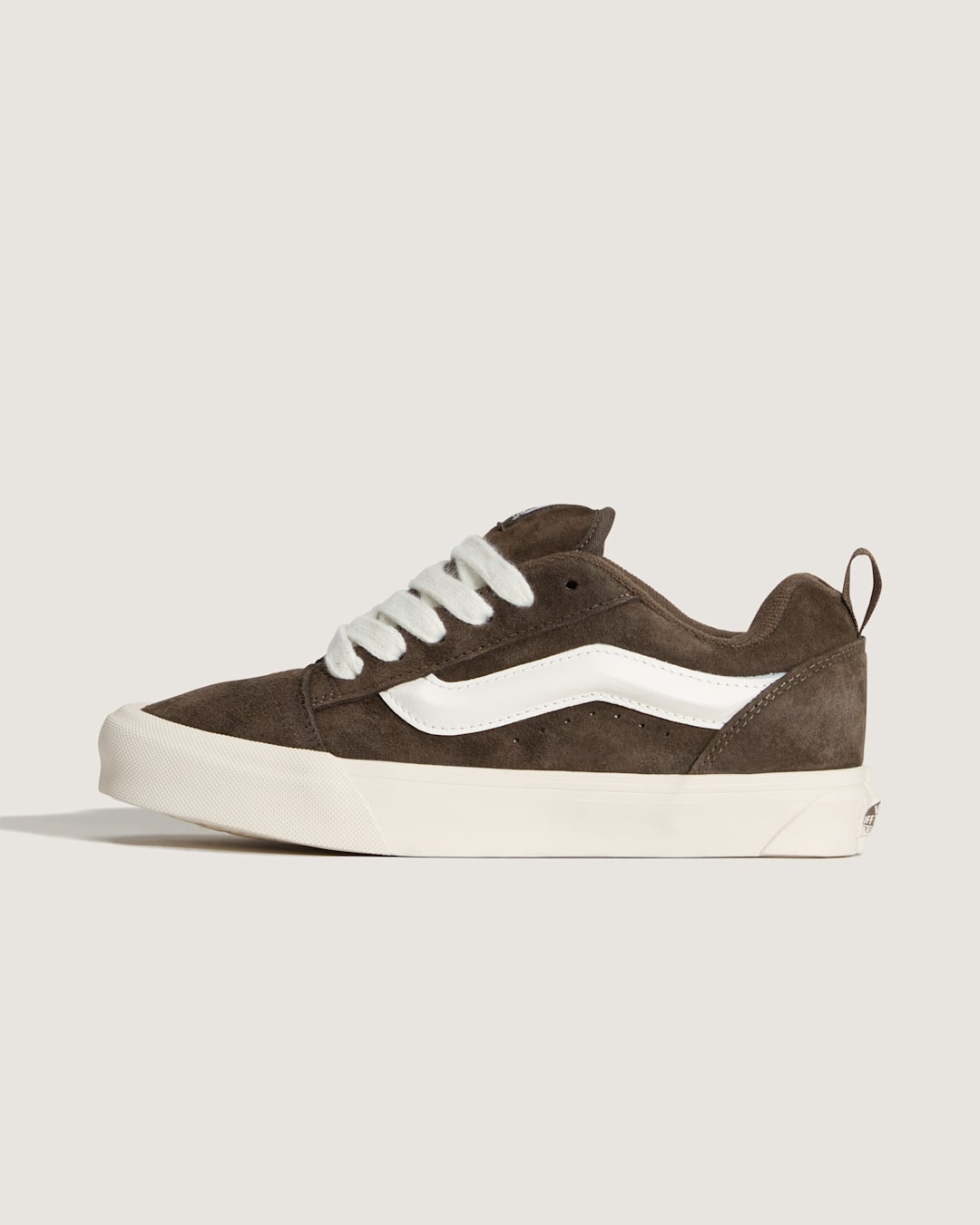 Vans Knu Skool Shoe in Coal Brown