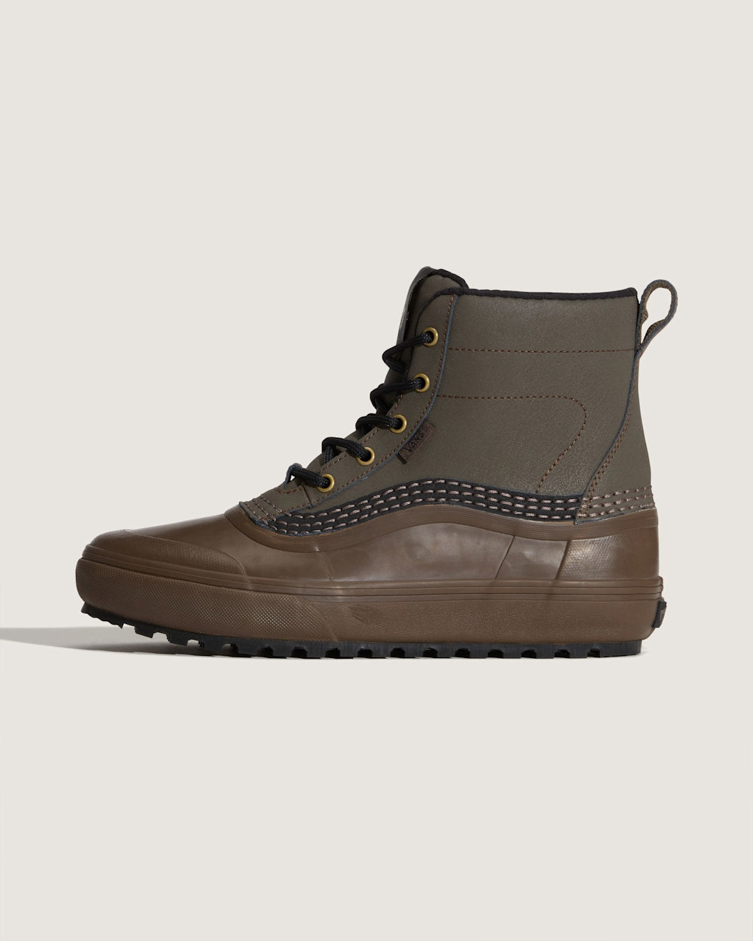 Vans Blake Paul Standard Mid Waterproof Boot in Demitasse Brown / Green