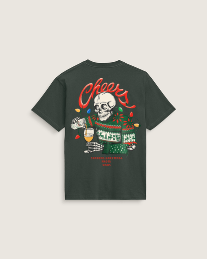 Vans Seasons Greetings T-Shirt in Green