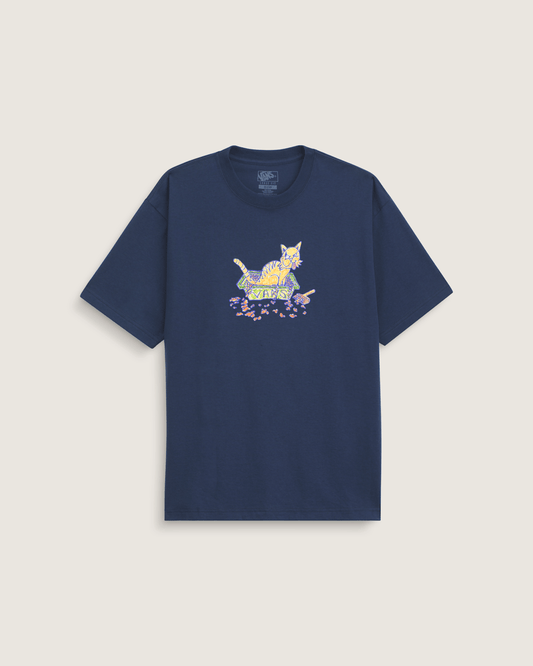 Vans Litter T-Shirt in Navy Blue
