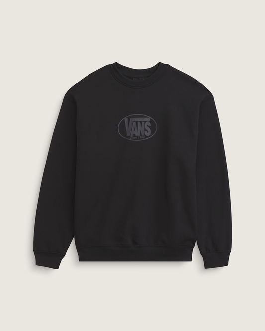Vans Classic Oval Crew Sweatshirt in Black