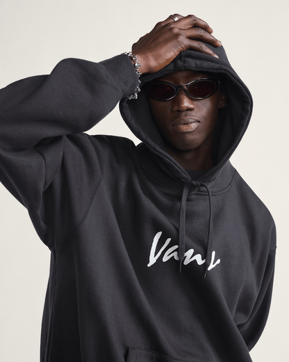 Vans Scripted Vans Pullover Hoodie in Black