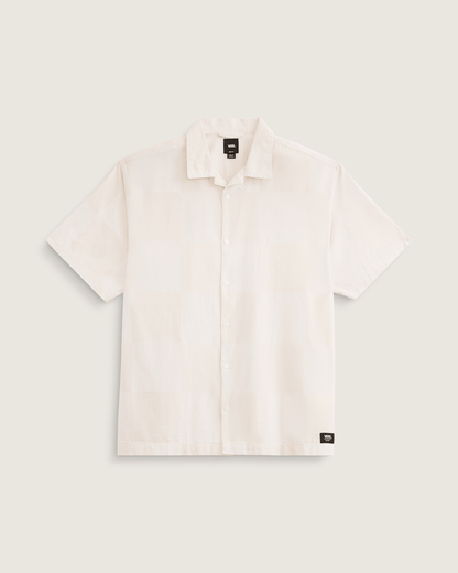 Vans Kessler Checkerboard Woven Shirt in Checkerboard White
