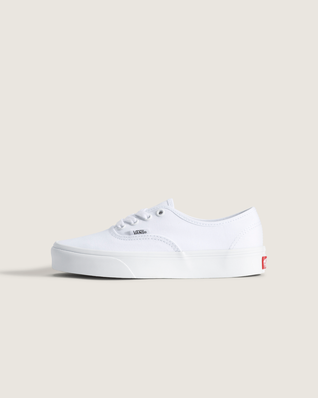 Vans Big Kids Authentic Shoe in True White